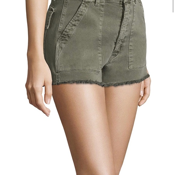 NWT HUDSON Military Shorts Army Green - Picture 2 of 6